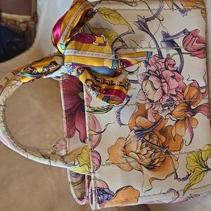 Prada Canapa Women's Tote Bag -‎ Floral Multicolor (Limited Edition)